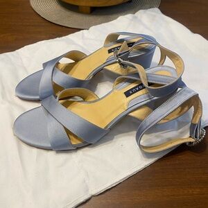 Margaux Women's Bridal Uptown Sandal in Powder Blue Size 39 (8.5/9 US)